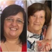 Eliane Bitencourt Santos e a mãe Adelina Cardoso Bittencourt morreram após o grave acidente na PR-445