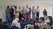 Membros históricos do partido em Apucarana, sindicalistas e dirigentes participaram do evento