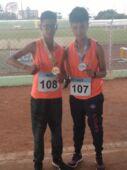 Os dois atletas defendem a equipe de atletismo da Secretaria Municipal de Esportes da Prefeitura de Apucarana