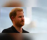O príncipe Harry (38) participou de uma videochamada com uma instituição de caridade