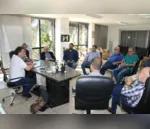 Representantes da Azul Linhas Aéreas se reuniram com o prefeito Sérgio Onofre na tarde da última quarta-feira (26)