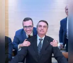 Deputado Filipe Barros e presidente Jair Bolsonaro