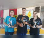 Hiago Carstem Smidt, Maria Luiza Senes e Milena Barbieri foram os três finalistas