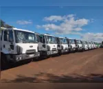 Caminhões da Seodur de Arapongas