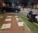 O carro e a moto bateram num cruzamento, no Jardim Europa, em Toledo. O motociclista foi socorrido mas morreu no hospital