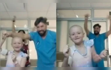 As imagens foram gravadas em um hospital de Buenos Aires