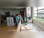 Professoras durante visita técnica ao museu da Unespar em Apucarana