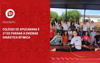 Colégio de Apucarana é 1º do Paraná a ensinar ginástica rítmica