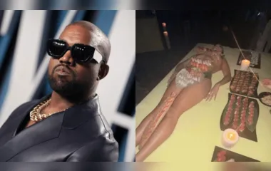 Vídeo: Kanye West usa mulheres como 'bandejas humanas' em aniversário