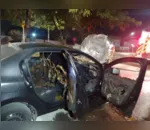 Incêndio em veículo registrado na zona norte de Londrina