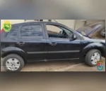 O Ford Fiesta havia sido furtado em São Paulo capital