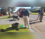 O motociclista foi preso