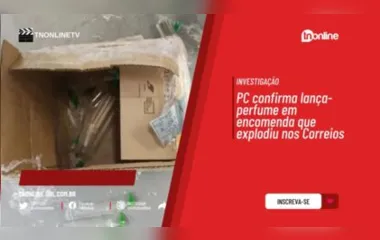 PC confirma lança-perfume em encomenda que explodiu nos Correios