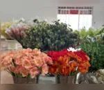 Bazar de flores será realizado das 9h às 13h