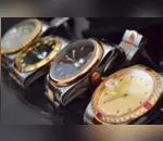 Coleção furtada possuía diversos relógios de marcas