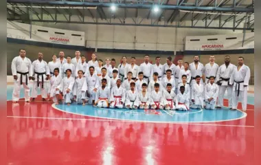 Atletas da Associação Kara te Vida participam do Paranaense de Karatê