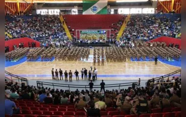 A cerimônia de formatura contou com mais de 362 soldados