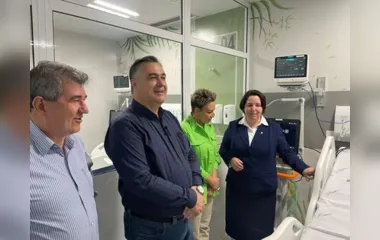 Beto Preto, irmã Geovana Ramos e os deputados Bazana e Cloara Pinheiro