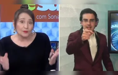Sonia Abrão se revolta após Dudu Camargo "matar" colega: "Tá perdido"