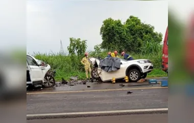 O acidente ocorreu entre Mamborê e Juranda