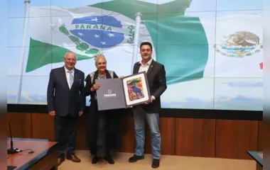 O governador Carlos Massa Ratinho Junior recebe nesta terca-feira (7), a embaixadora do México no Brasil  Laura Esquivel,  no Palacio Iguacu