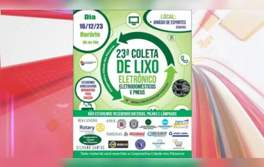 23ª Coleta de Lixo Eletrônico de Arapongas é neste sábado (16)
