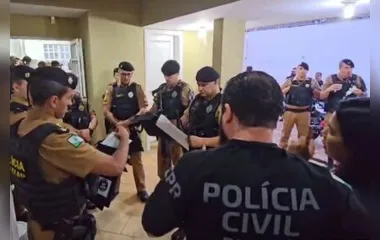 A ação policial aconteceu nesta terça-feira (21)