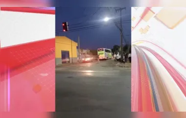 Motociclista fica com perna presa embaixo de ônibus em Arapongas