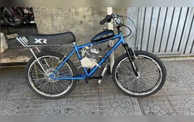 Polícia apreende bicicleta motorizada em Apucarana