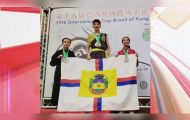 Apucaranenses conquistam oito medalhas de ouro em torneio de Kung Fu