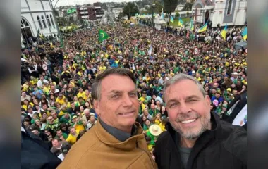 Jair Bolsonaro e Ricardo Arruda (PL)
