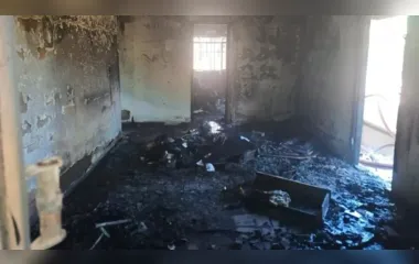 Idoso tenta eliminar aranhas com lança-chamas e incendeia própria casa