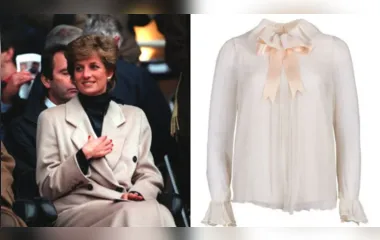 Blusa da Princesa Diana vai à leilão por valor chocante; saiba quanto