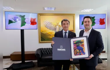 Governador do Paraná recebe novo embaixador da Itália no Brasil