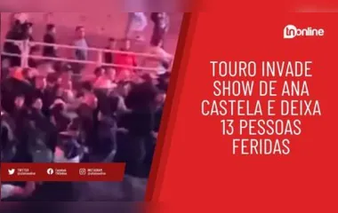Touro invade show de Ana Castela e deixa 13 pessoas feridas