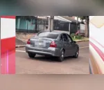 Uma das meninas conseguiu gravar o suspeito e o carro dele
