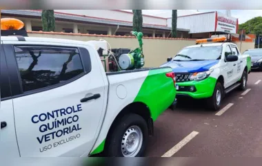 Ivaiporã recebe três veículos fumacê para reforçar o combate à dengue