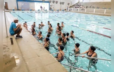 Iniciadas as aulas de natação e hidroginástica em Apucarana
