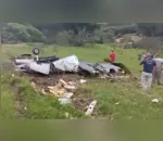 Avião caiu neste domingo (28)