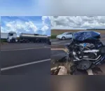 BMW bateu contra caminhão-tanque