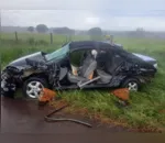 O motorista do carro de 43 anos não teve ferimentos