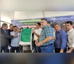 Ratinho Junior, Onofre, Beto Preto e outras autoridades descerram placa inaugural