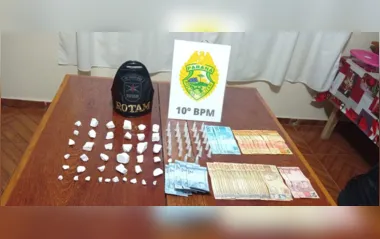 Rotam apreende R$10 mil em cocaína e prende homem em Kaloré