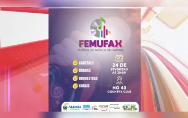 Faxinal promove 10ª edição de festival de música no fim de semana