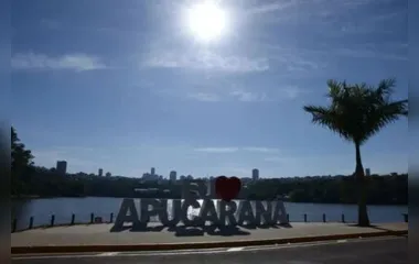 O dia será ensolarado em Apucarana.