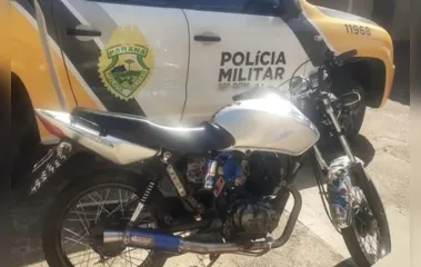 Motociclista é flagrado pilotando sem capacete em São João do Ivaí
