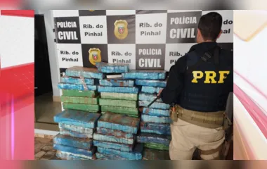Polícia prende dupla e apreende mais de 600 kg de maconha no PR
