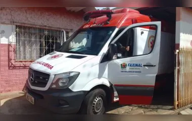 Samu de Faxinal opera com ambulância emprestada 2 meses após acidente