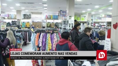 Lojas comemoram aumento nas vendas com o frio intenso; veja
