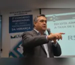 ​ Beto Preto durante palestra em congresso da Uvepar - Foto: Divulgação